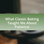What Classic Baking Taught Me About Patience