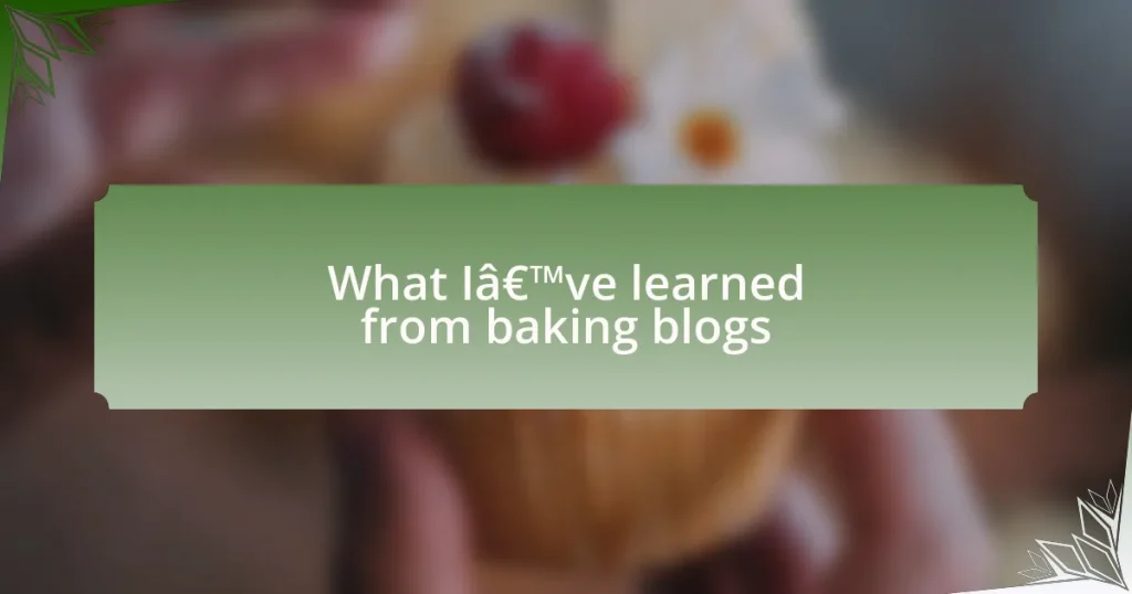 Baker Recommendations • niceicing.com